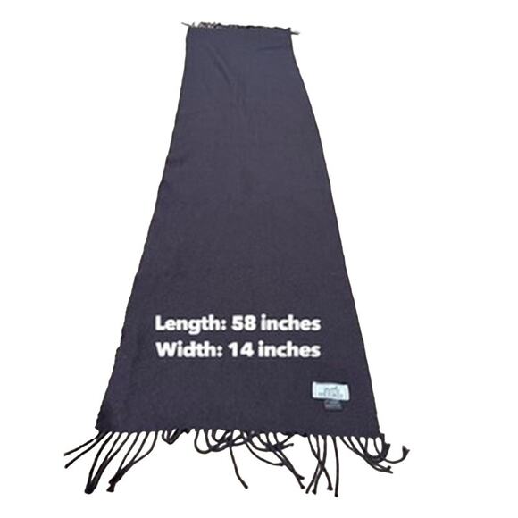 Hermes 100% Cashmere Brown Scarf Muffler*AMAZING for Winter!! High-End Luxury! - Picture 6 of 6